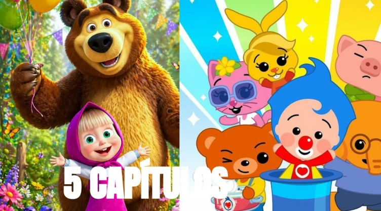 ‘Masha y el Oso’ y ‘Plim Plim': 5 capítulos divertidos y entretenidos para que tu hijo los vea en vacaciones