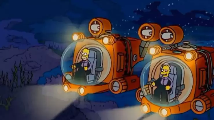 Submarino Titanic - Los Simpson.