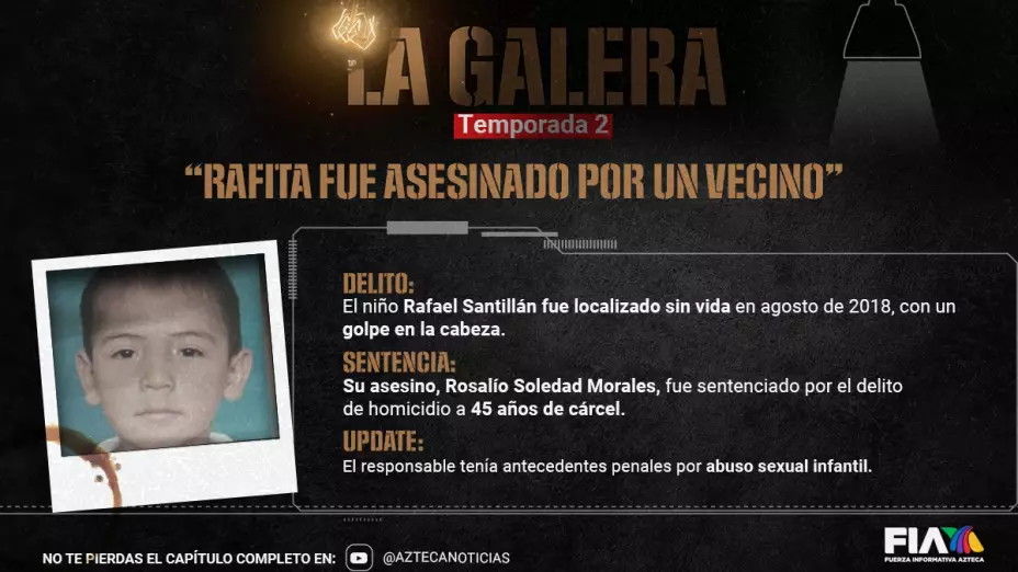 El brutal caso de Rafita Santillán, el niño secuestrado y asesinado en Ciudad Juárez