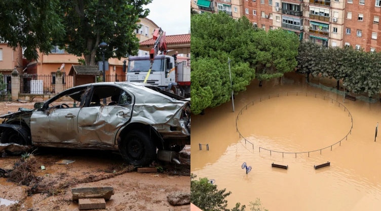 Temporal de lluvias en España deja 2 muertes y severas inundaciones