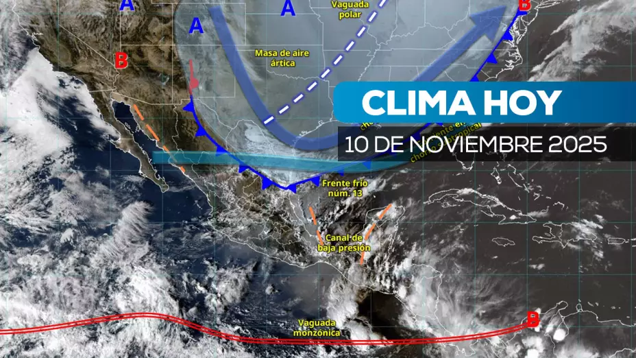clima 10 de noviembre de 2025