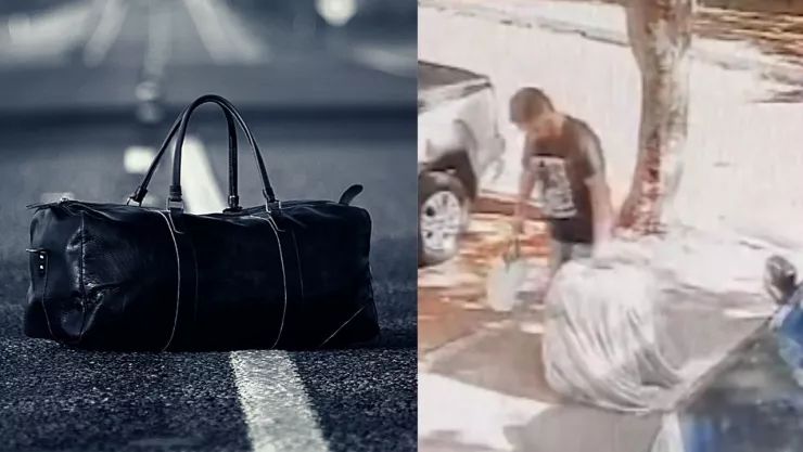 Hombre secuestra a niña en maleta