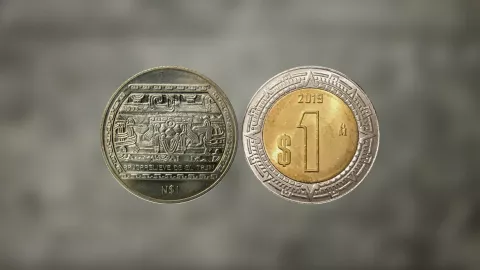 Pagan más de 4,500,000 por moneda de 1 peso con pintoresco error.jpg