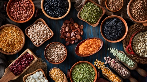 Las legumbres son un gran alimento para fomentar el crecimiento de los glúteos