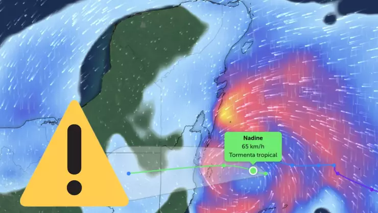 ¡ATENCIÓN! Se forma la Tormenta Tropical Nadine; ¿a qué hora tocará tierra en Quintana Roo?