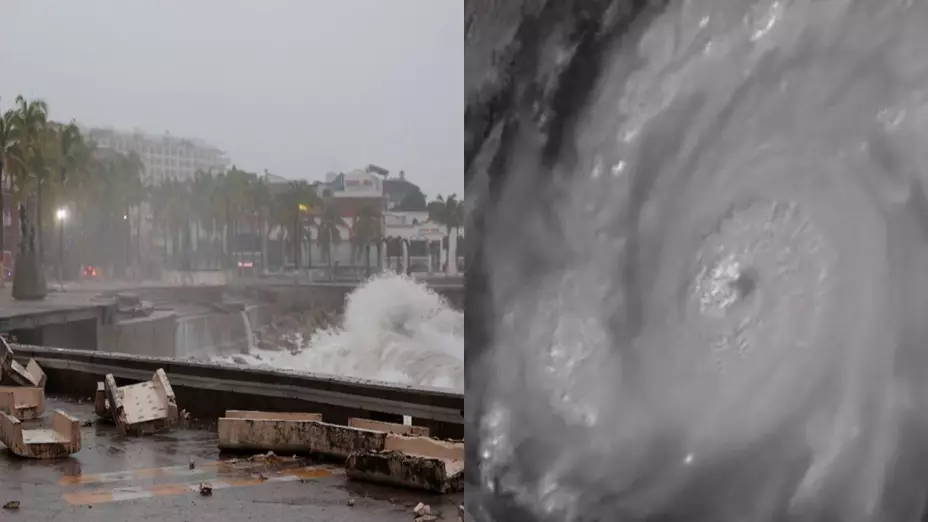 Así fue la llegada del huracán ‘Roslyn’ a Nayarit