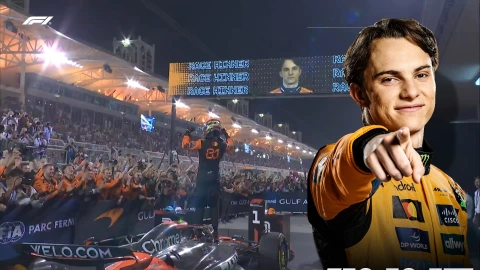 Oscar Piastri GANA HOY en el Gran Premio de Bahrein 2025, aquí el resultado de la F1