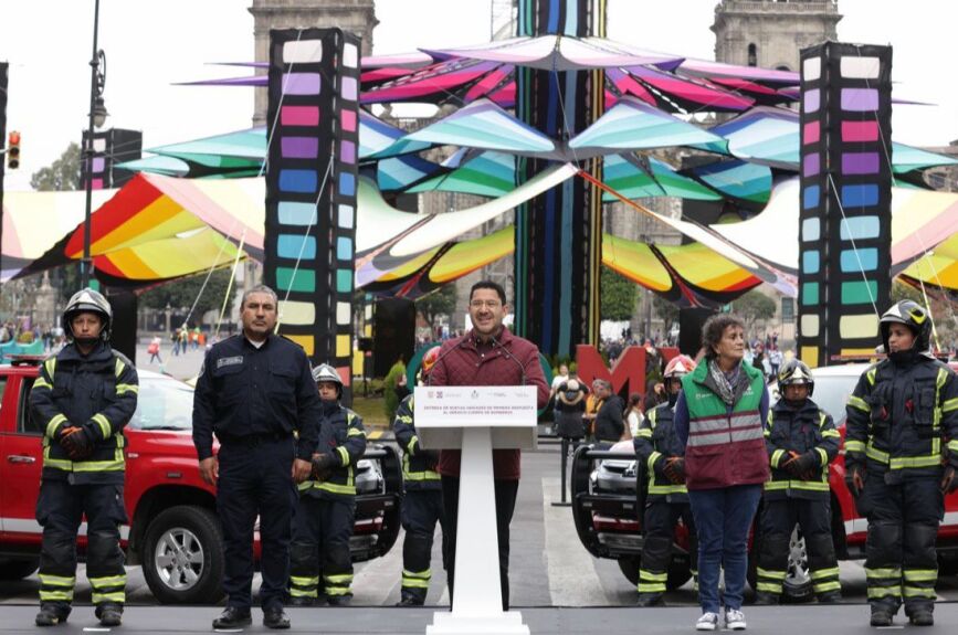 Nueva flotilla de los Bomberos de la CDMX