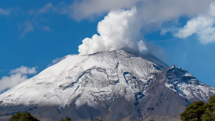 El interior del volcán Popocatépetl según la UNAM