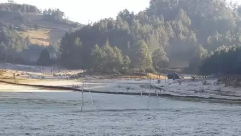 ¡Se siente el frío! En estos municipios de Veracruz registrados heladas hoy 1 de diciembre de 2025