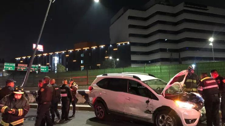 Choque Viaducto colonia Nápoles