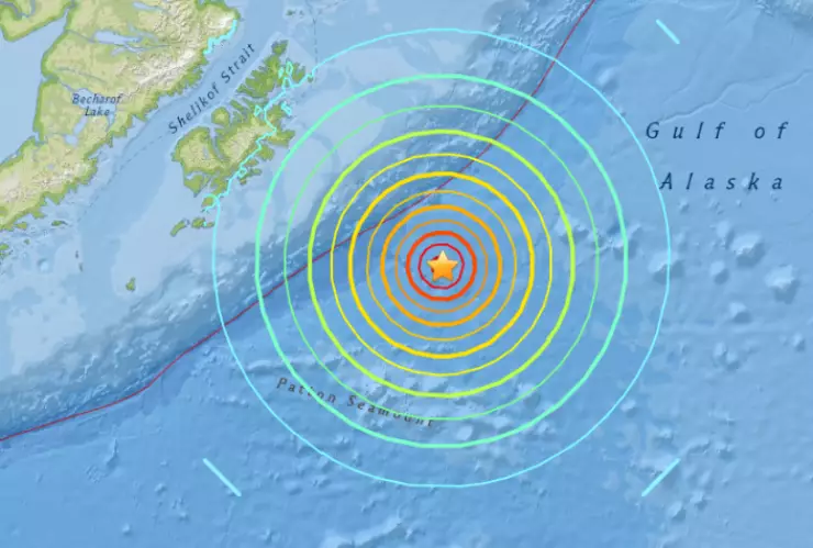 Sismo en la Península de Alaska