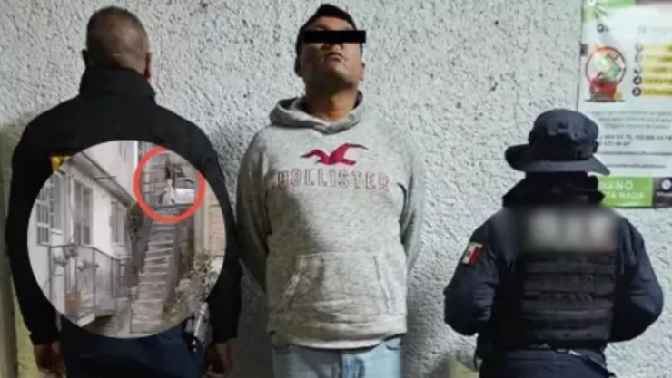 VIDEO: Detienen al sujeto que arrojó a un perrito por las escaleras en Naucalpan; ¿irá a prisión?