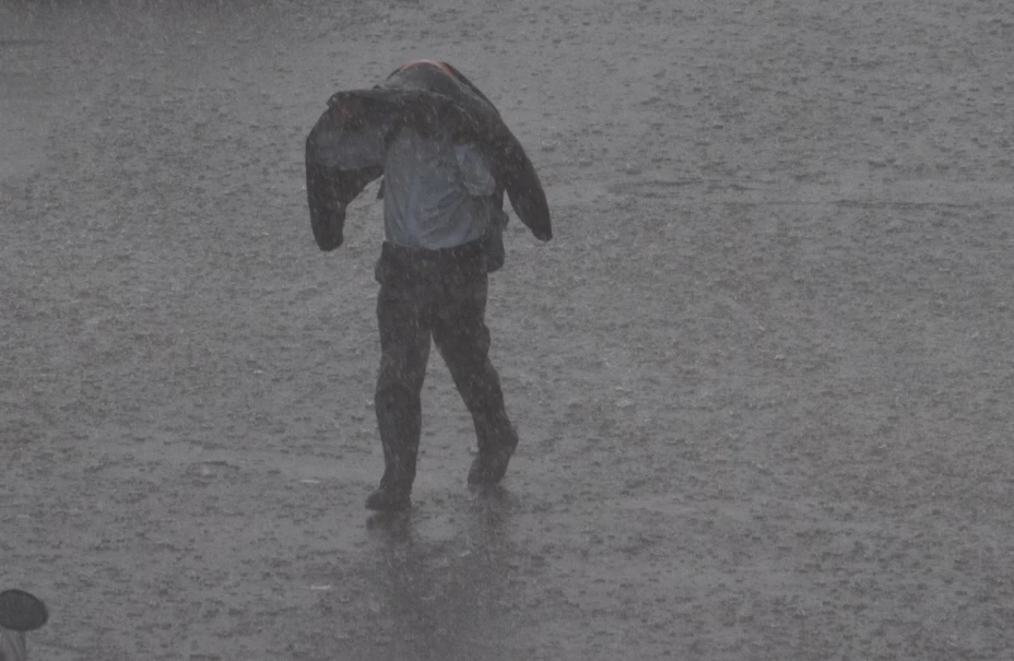 Lluvia inédita en México