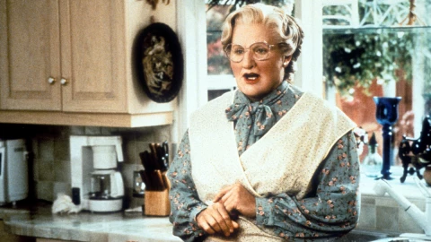 Robin Williams en Mrs. Doubtfire