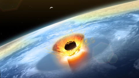 Meteoritos gigantes habrían formado los continentes, revela estudio
