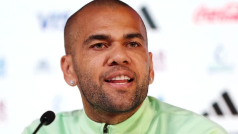 El futbolista Dani Alves, quien fue detenido