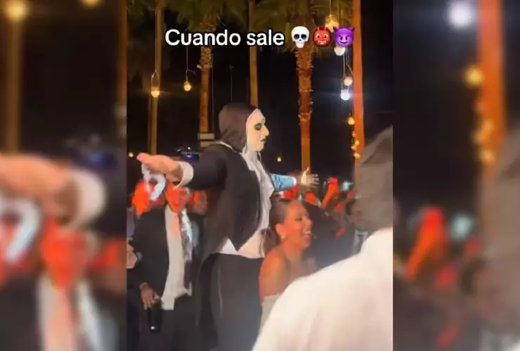 VIDEO Baile de La Monja viral de Tiktok reemplaza a la víbora de la mar en las bodas