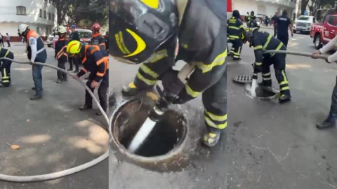 Descartan fuga de gas en Polanquito; olor salió del drenaje, informa Miguel Hidalgo