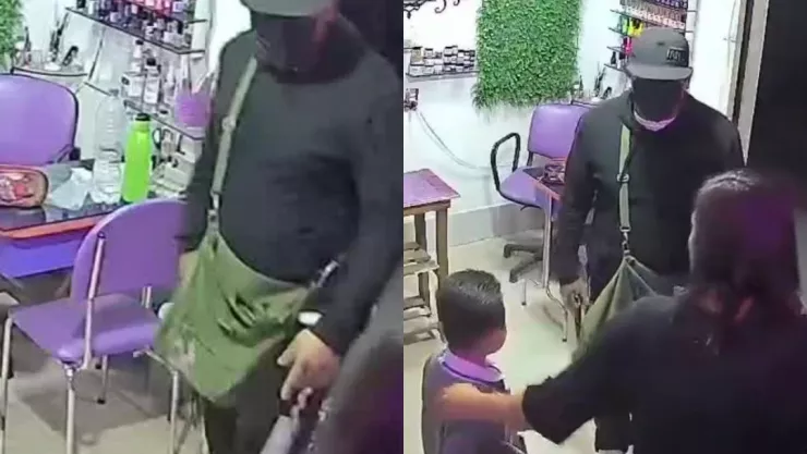 Hombre asaltó con violencia a una mujer frente a su hijo en una estética en Hidalgo