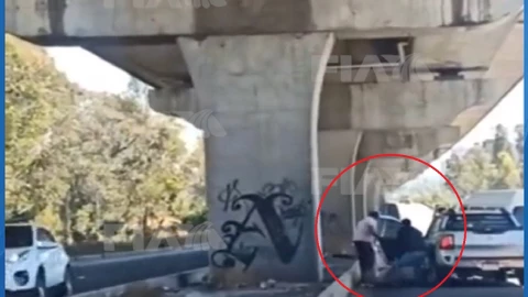 golpiza autopista México-Puebla