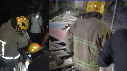 Abuelito colpaso vivienda Tuxtla