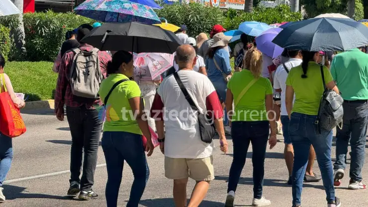Movilizaciones de maestros en Acapulco