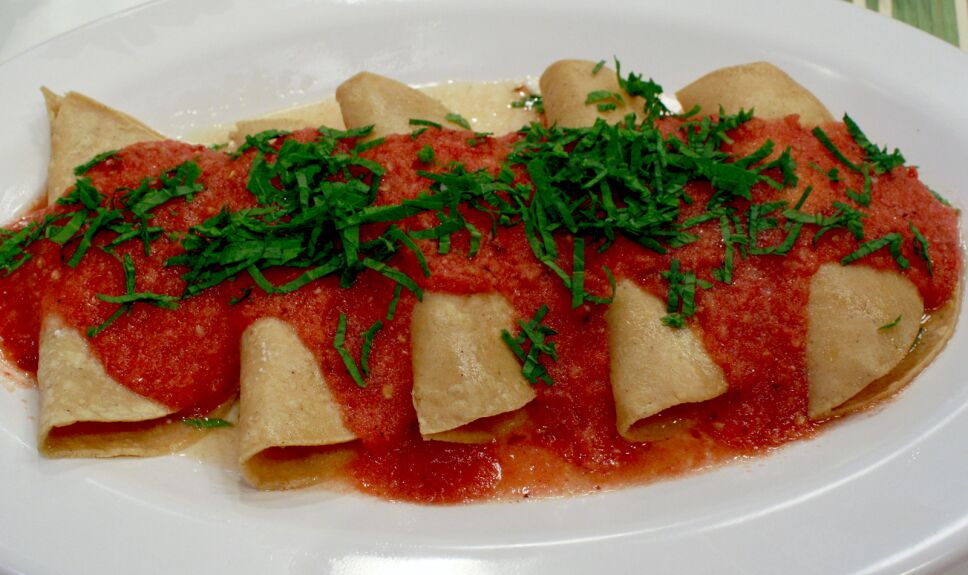 enchiladas de requeson, que hay de comer