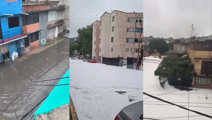 Se desborda la presa Los Cuartos en Naucalpan.