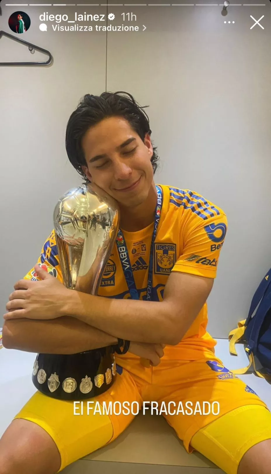 Diego Lainez consigue su segundo título con Tigres