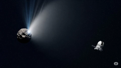 Descubren tamaño real del cometa interestelar que atraviesa nuestro sistema solar