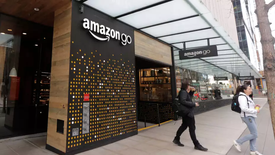 Un establecimiento de Amazon Go en Seattle, EU.