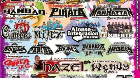Cartel del Festival Sonidero 2023 en Texcoco