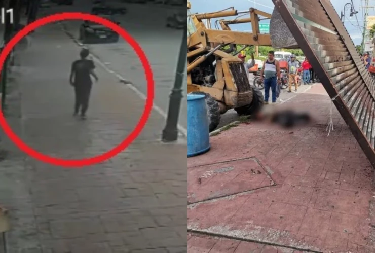 Niño muere tras ser APLASTADO por portón metálico en la calle