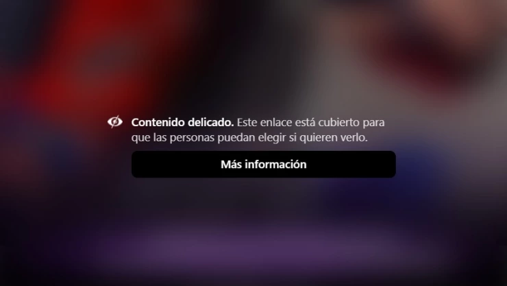 imágenes sensibles - Contenido delicado