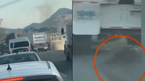 Trailero atropella, mata y ARRASTRA cuerpo de conductor en la carretera Toluca–Atlacomulco