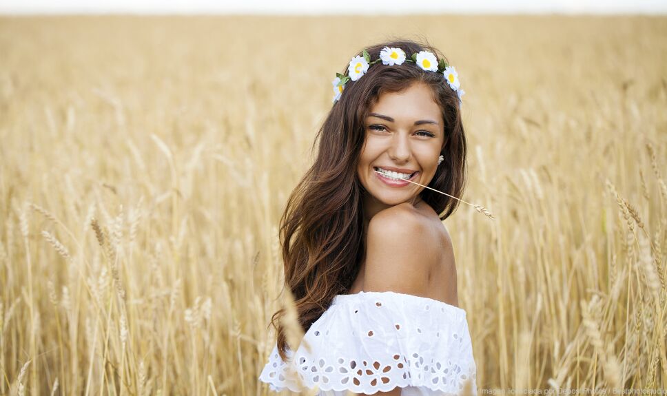 DDC MUJER JOVEN PURA VESTIDO BLANCO