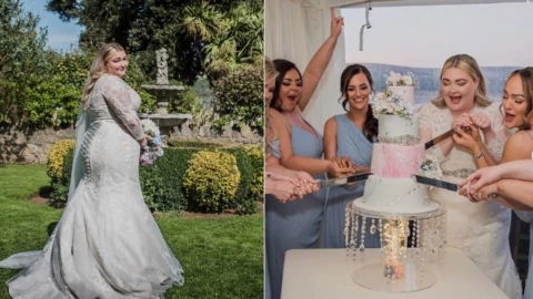 Novia plantada continúa con boda.