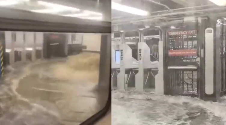 Intensas lluvias provocan caos en Nueva York: líneas del metro afectadas y vuelos suspendidos.
