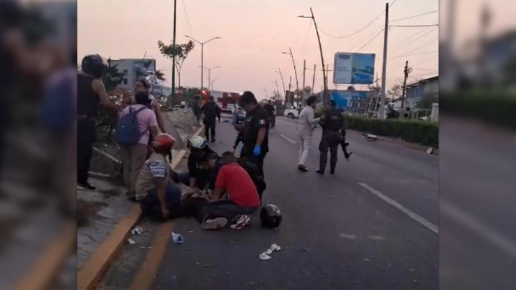 Reportan fuerte accidente vehicular en la entrada a Tuxtla Gutiérrez este viernes
