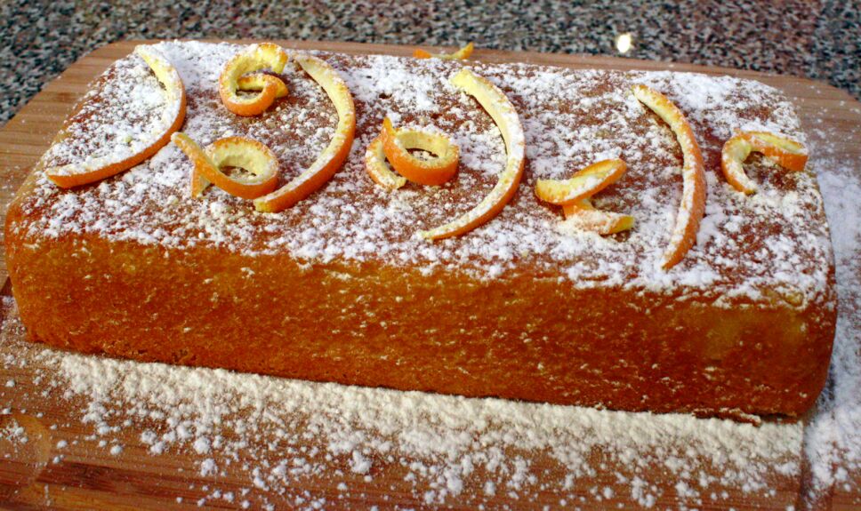 panqué de naranja, que hay de comer