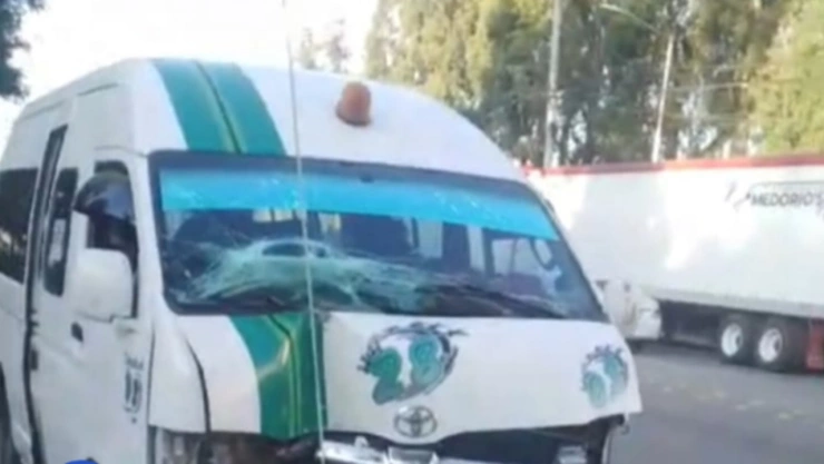 accidente combi ruta 28 camino a la resurrección