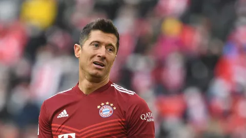Robert Lewandowski con Bayern Munich
