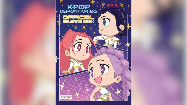 Libros para colorear de KPop Demon Hunters