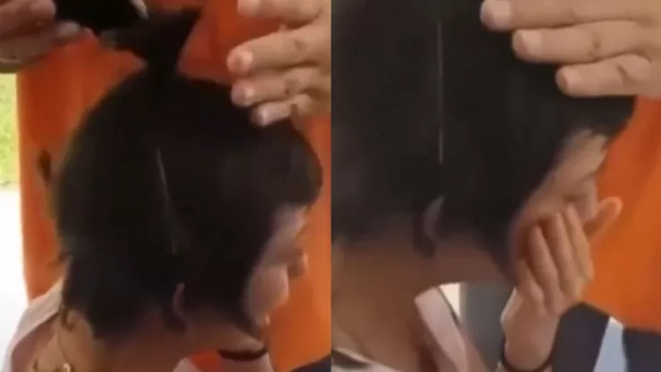 Padre rapa a su hija por hacerle bullying a mujer con cáncer