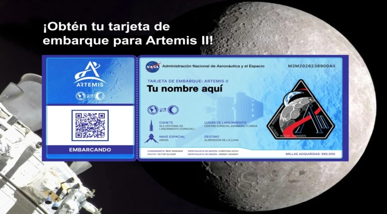 Participa en Artemis II