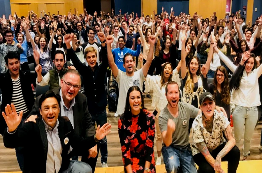 Nuestra clásica selfie para cerrar el evento.