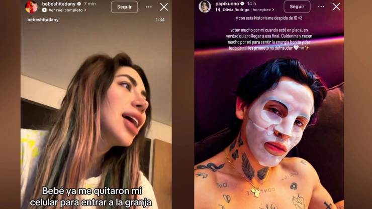 La Bebeshita y Kunno se despiden de las redes previo al estreno de La Granja VIP Segunda Temporada: ya les quitaron los celulares