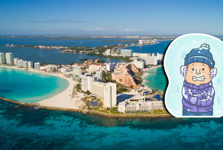 ¡Sigue con tu abrigo! Esta será la hora de MÁS HELADEZ en Cancún HOY 20 de diciembre de 2025.webp