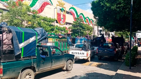 Habitantes de Pantelhó liberan el Parque Central de Tuxtla Gutiérrez